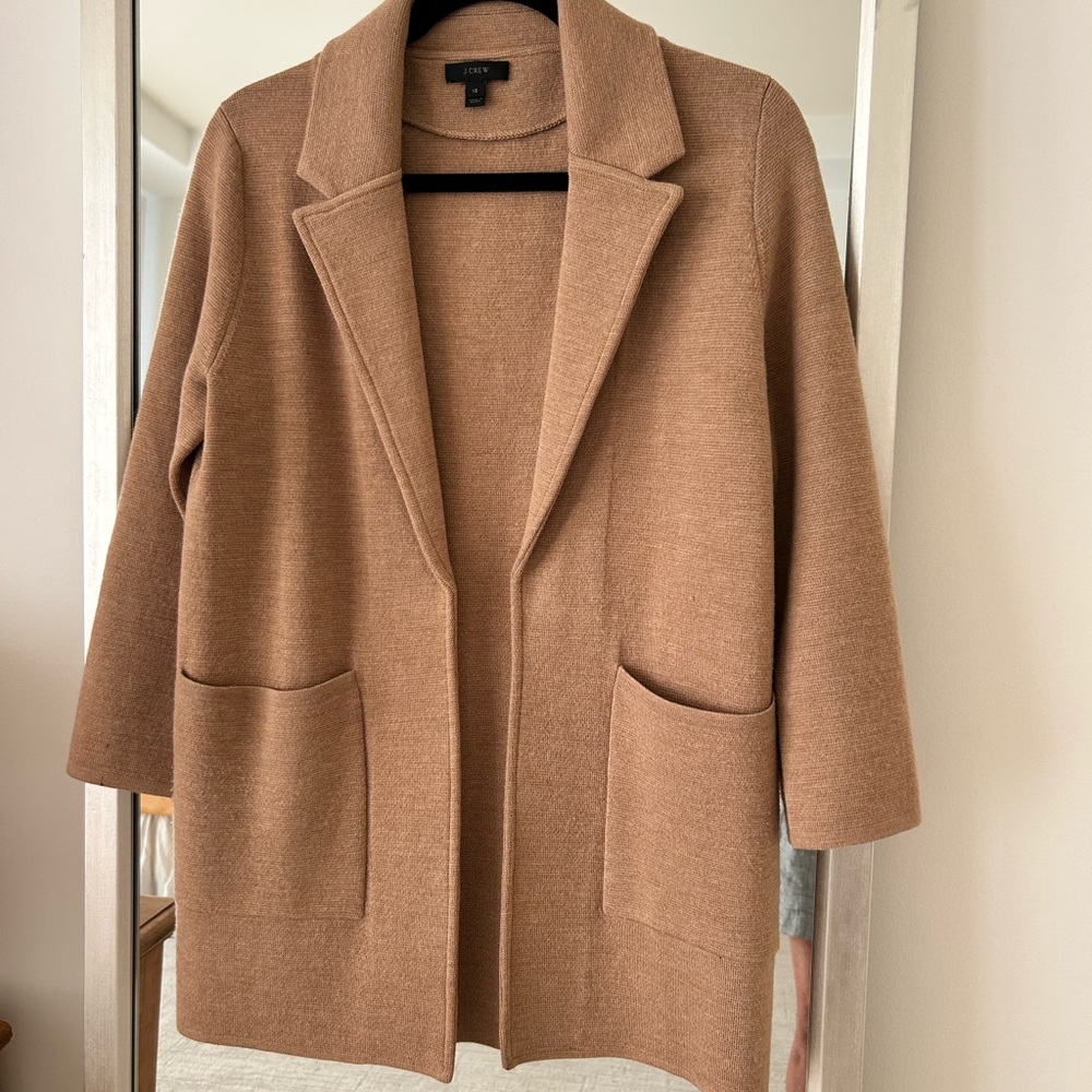 Knit Unstructured Jacket